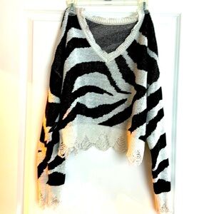 Off the shoulder sweater